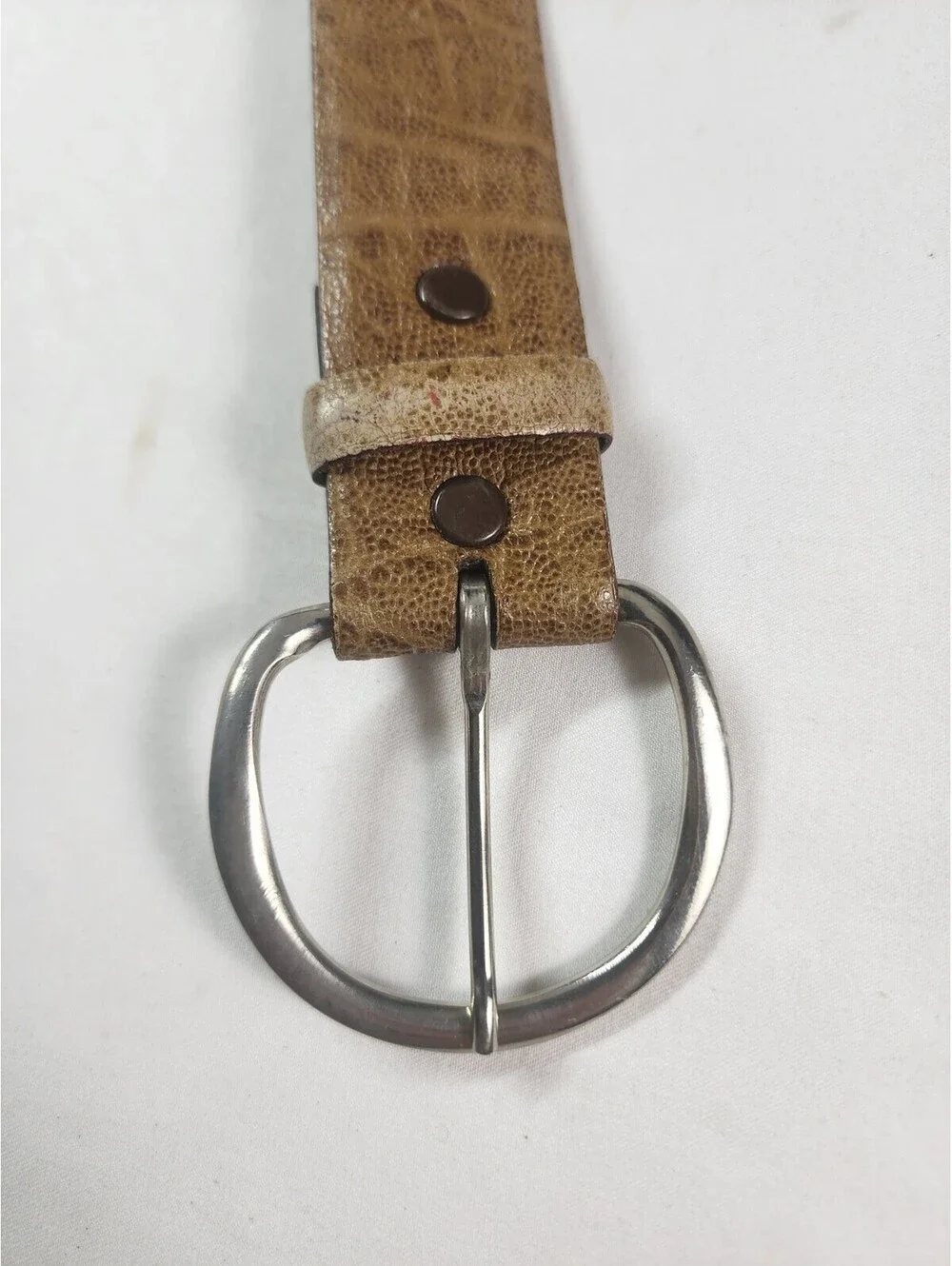 Tex Tail Elephant Grain Cowhide Belt Size 36